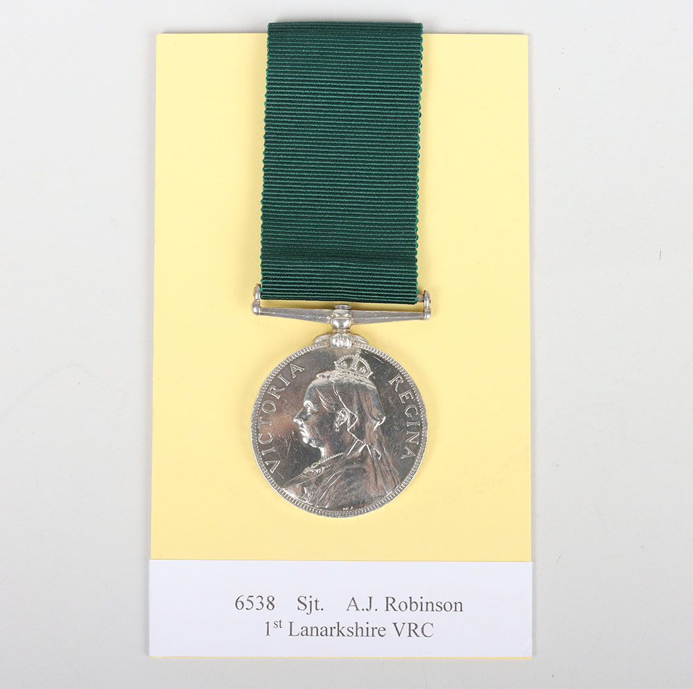 #68 – Victorian Volunteer Force Long Service Medal to the Lanarkshire Volunteer Rifle Company