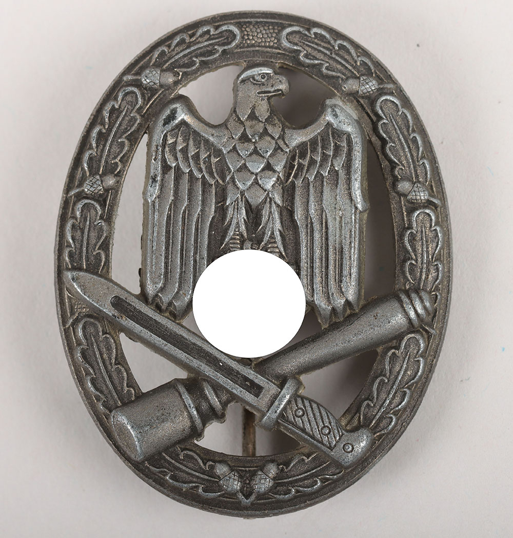 #683 – WW2 German Army / Waffen-SS General Assault Combat Badge by Unknown Maker