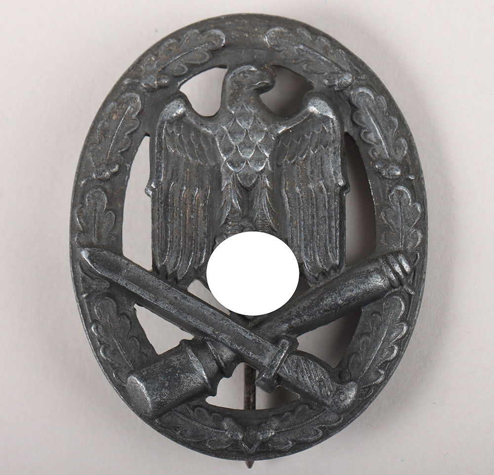 #684 – WW2 German Army / Waffen-SS General Assault Badge by Füncke & Brünninghaus, Lüdenscheid