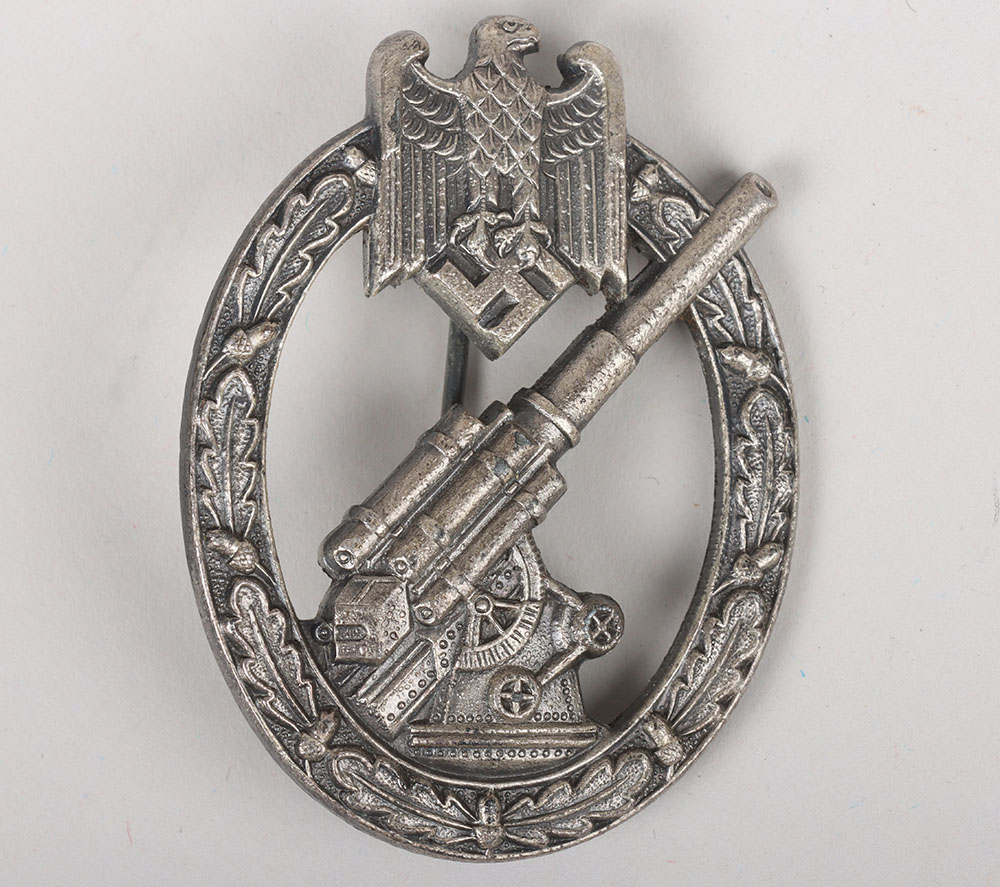 #686 – WW2 German Army (Heer) Flak Badge by Füncke & Brüninghaus, Lüdenscheid