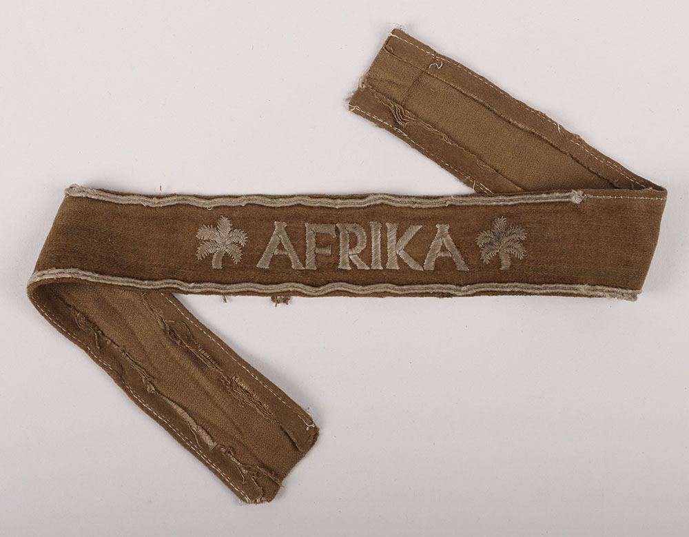 #688 – WW2 German Afrika Campaign Cuff Title