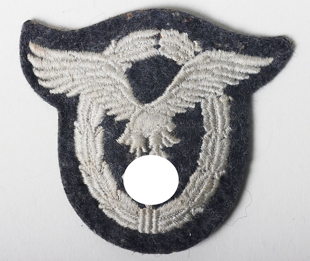 #704 – WW2 German Luftwaffe Pilots Qualification Badge, Cloth Variant