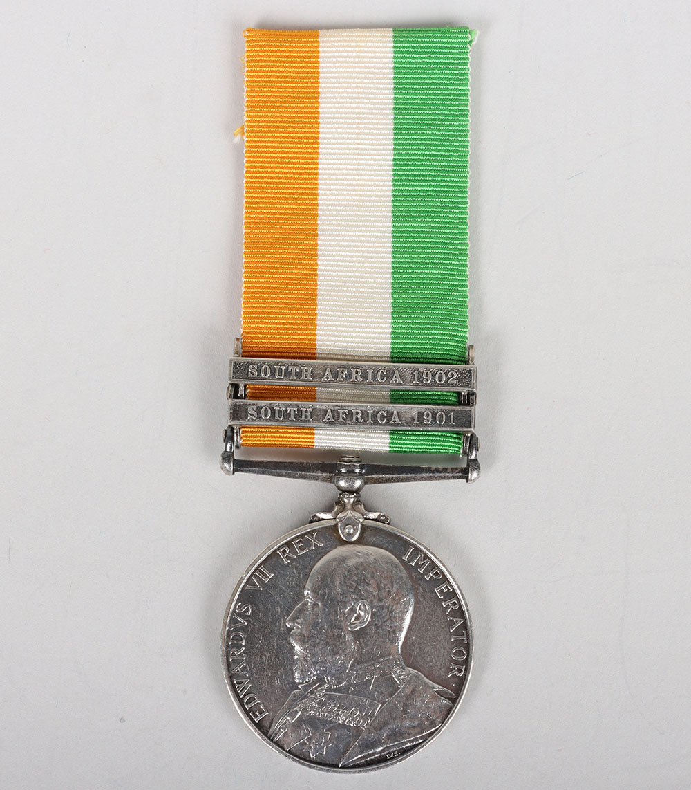 #73 – Edward VII Kings South Africa Medal to a Recipient in the Royal Army Medical Corps who Served from the 1898 Sudan Campaign Through to the First World War