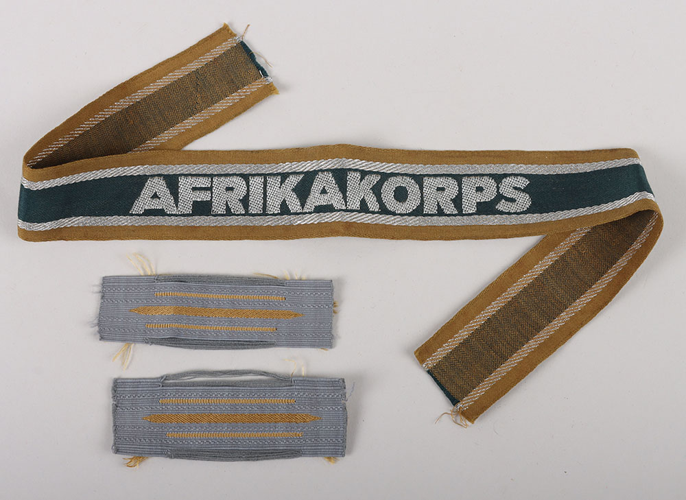 #738 – WW2 German Afrikakorps Tunic Cuff Title