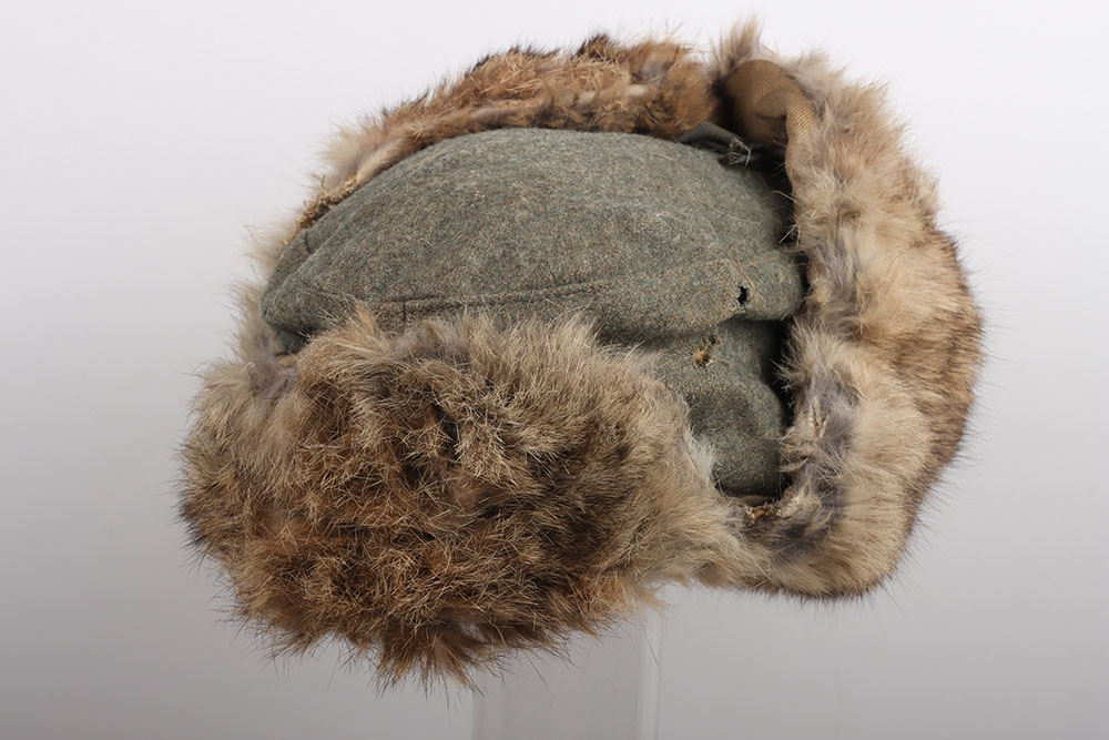 #773 – WW2 German Army Winter Pattern Field Cap