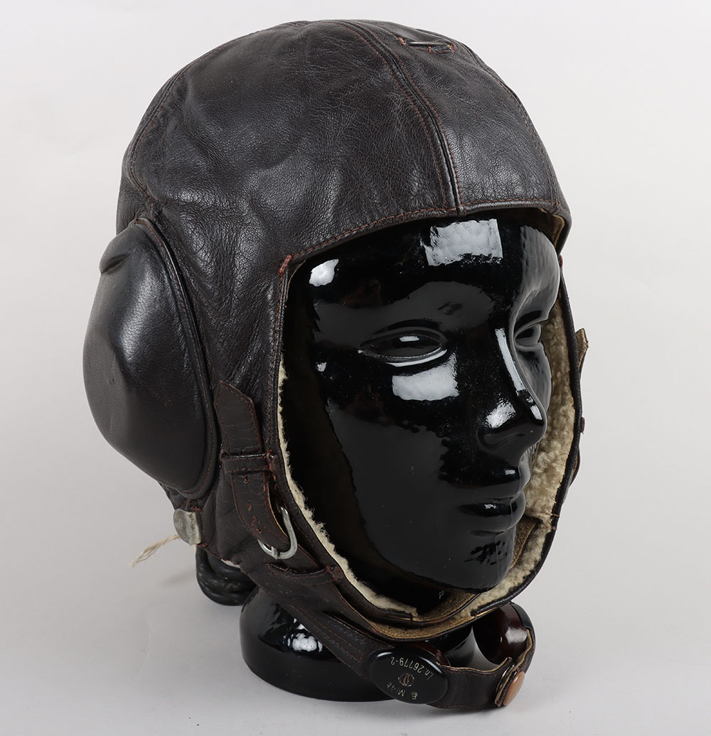 #798 – WW2 German Luftwaffe Winter Pattern LKpW 101 Flying Helmet