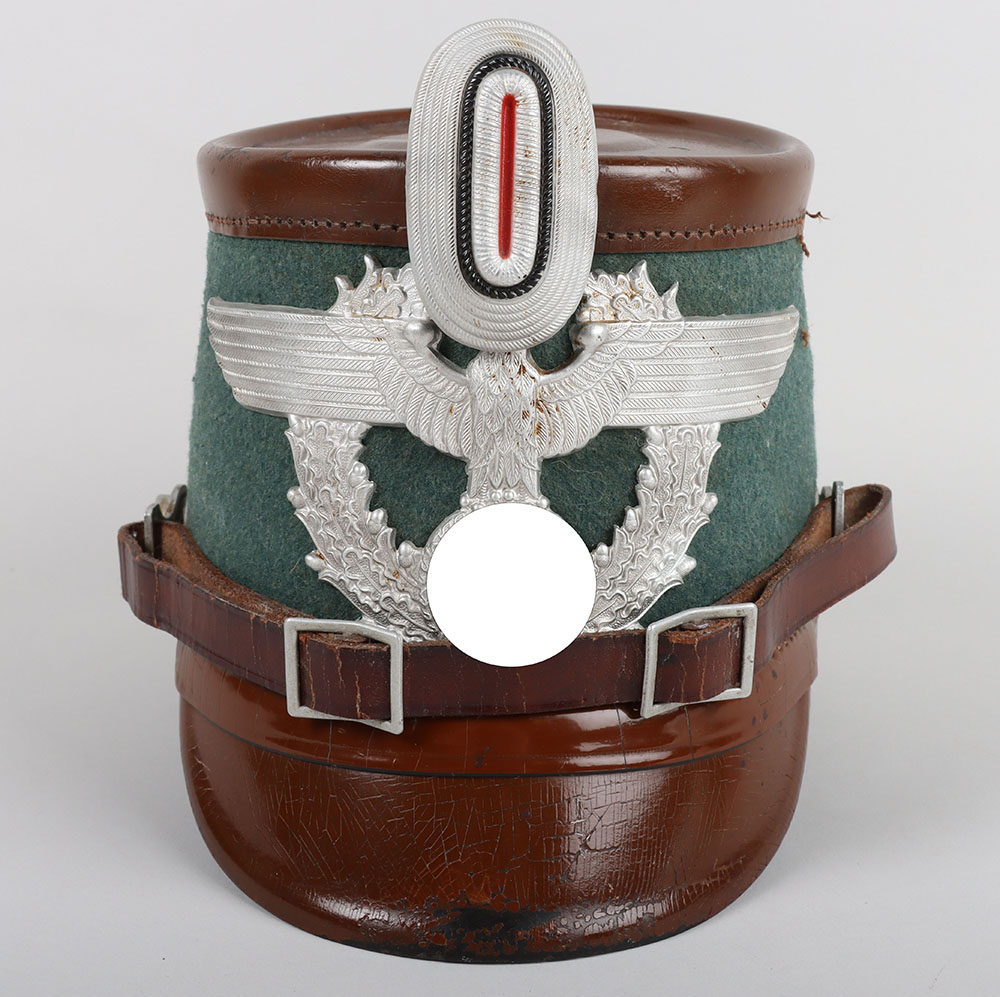 #803 – Third Reich Rural Police Enlisted Ranks Shako