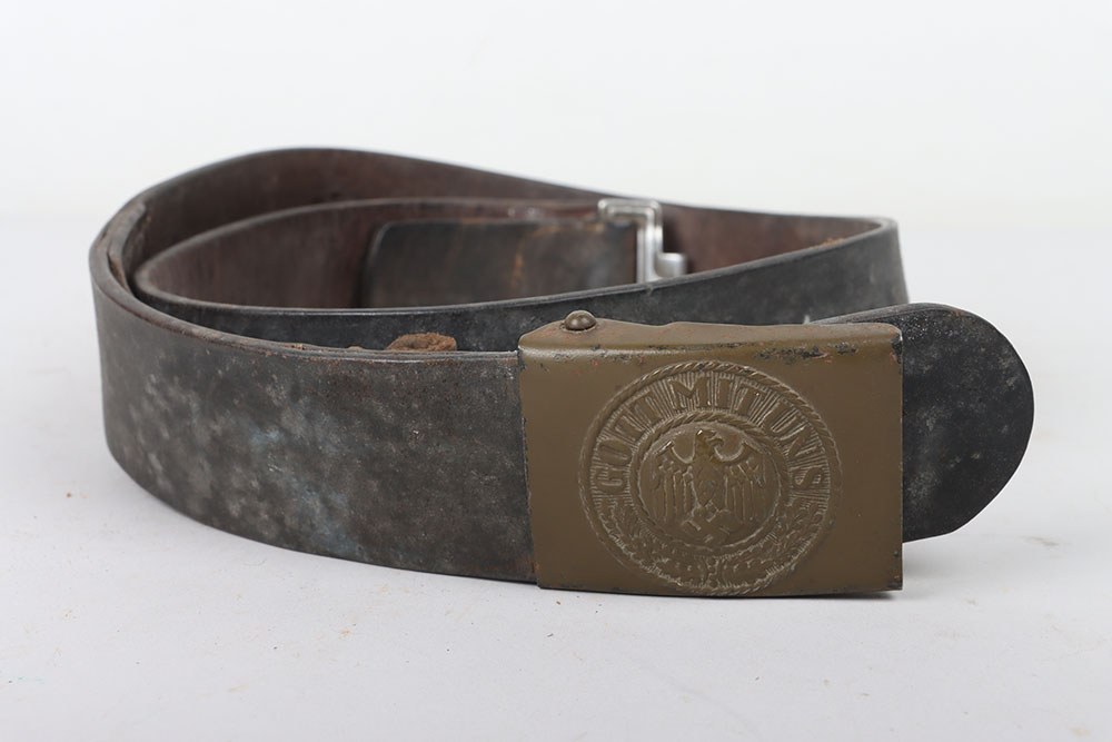 #831 – WW2 German Army (Heer) Other Ranks Belt and Buckle