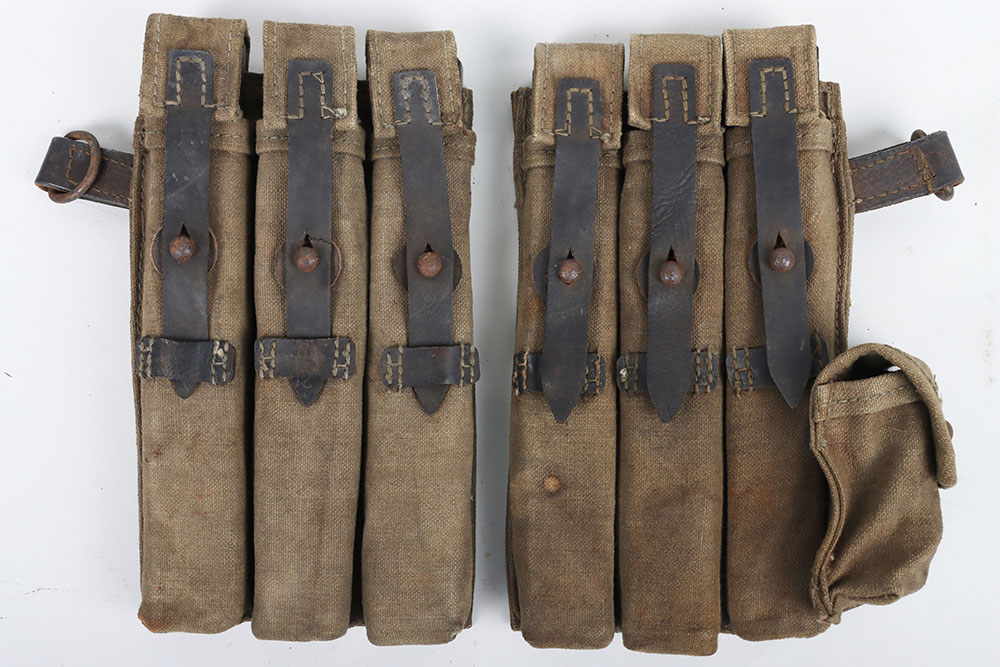 #852 – Set of WW2 German MP40/38 Pouches