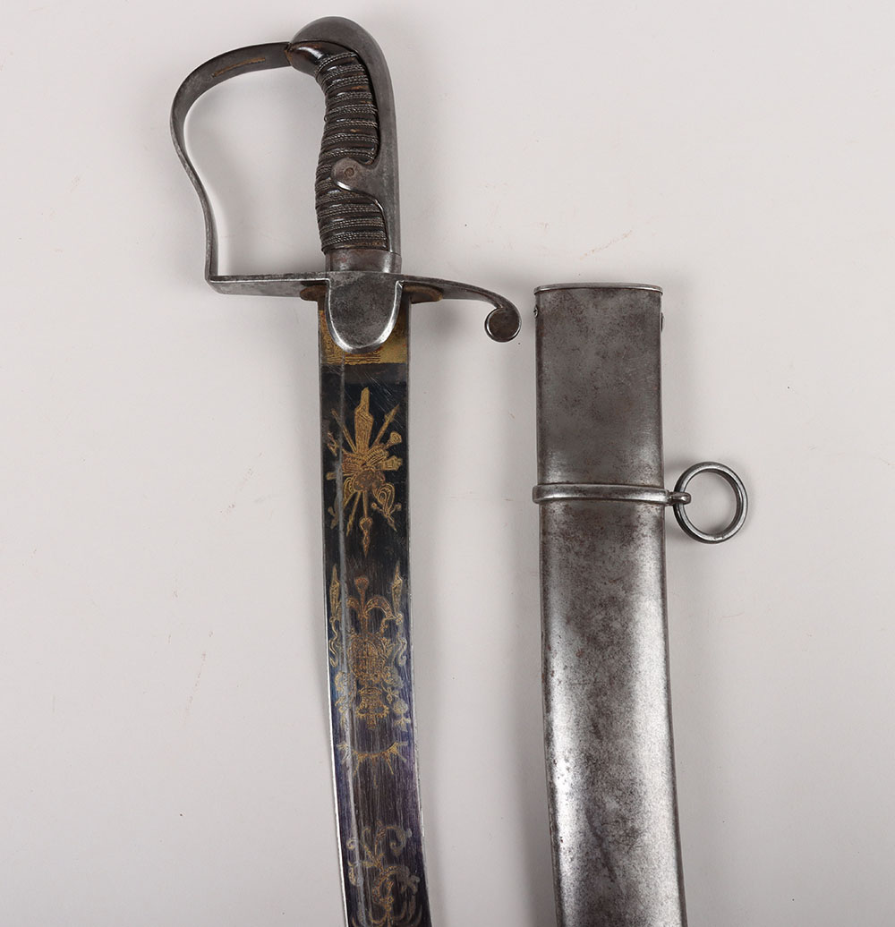 #922 – 1796 Pattern Cavalry Officers Sword,