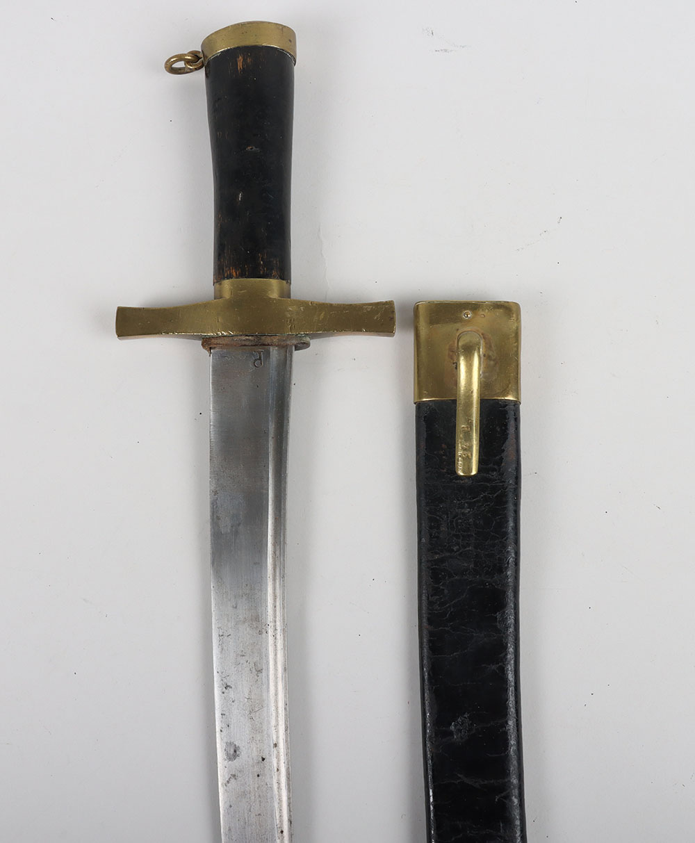 #948 – Unusual Continental Infantrymans Side Arm, Possibly Scandinavian