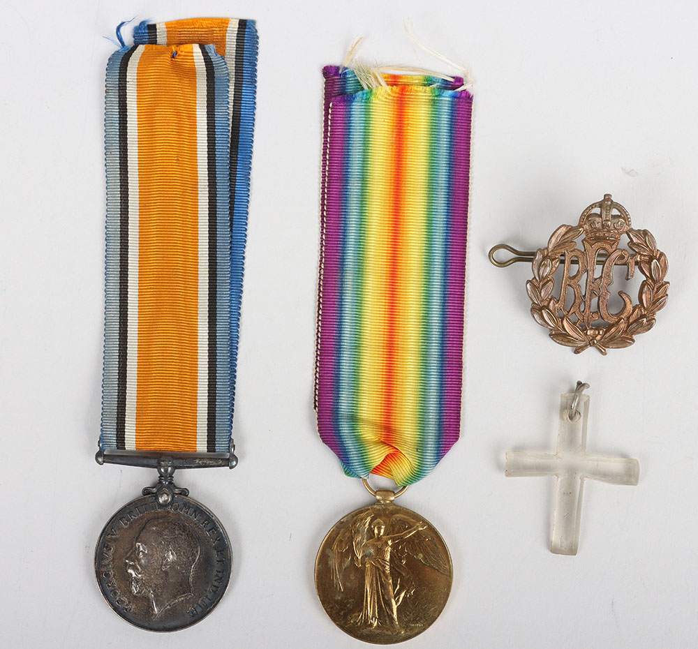 #96 – A 1917 Royal Flying Corps Killed in Action Medal Pair