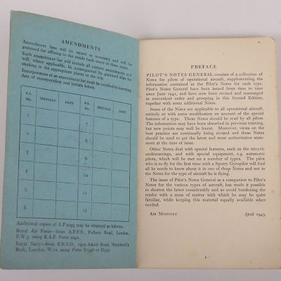 #173 – Royal Air Force Navigators Log Book of Navigator G Harrison RAF