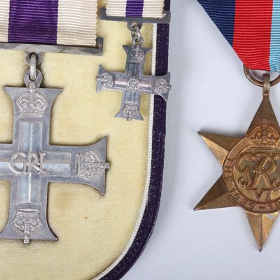 #22 – A Good WW2 1944 Italian Campaign Military Cross Medal Group of 4 to a Major in the 2nd Battalion 4th Prince of Wales’ Own Gurkha Rifles, Who was Later Killed in Action