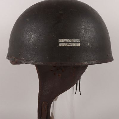 #247 – 1944 Dated British Dispatch Riders Steel Helmet