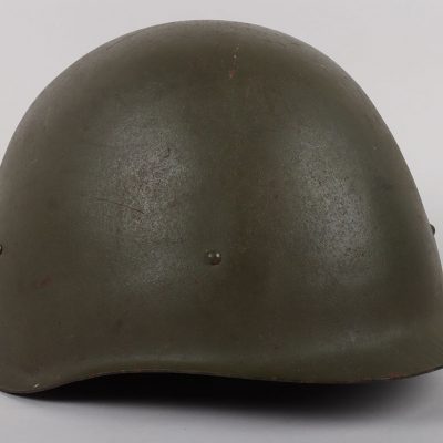 #256 – WW2 Soviet Russian SSh-40 Steel Combat Helmet