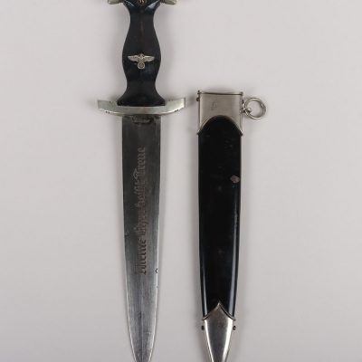 #326 – Third Reich SS (Schutzstaffel) Enlisted Mans Dress Dagger by Carl Eickhorn, Solingen