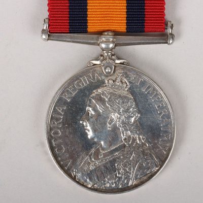 #4 – Queens South Africa Medal to the Royal Army Medical Corps, Killed in Action in 1917 During the Great War