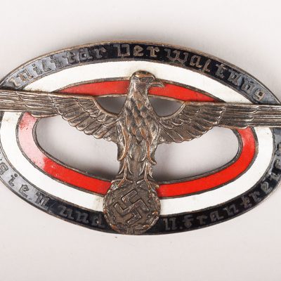 #440 – Third Reich Government Pin of the Kriegsverwaltung Belgien-Frankreich