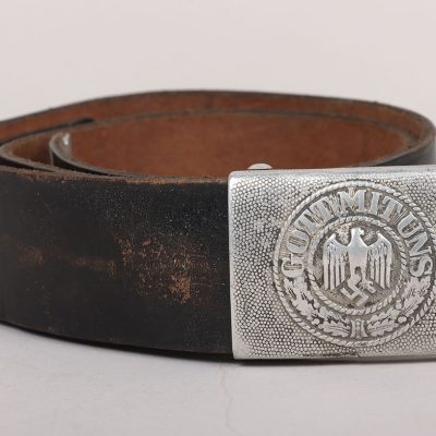 #444 – WW2 German Army (Heer) Belt & Buckle Set