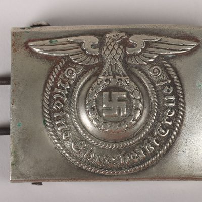 #454 – WW2 German Waffen-SS Belt Buckle by Overhoff & Cie