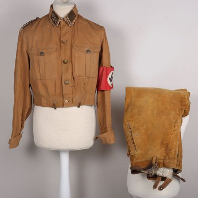 #489 – Third Reich SA-Sturmmann Uniform of Bann 25 of Standarte 260 (Gruppe Niedersachsen) with Matching Pair of Breeches