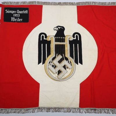 #495 – Rare Third Reich Chamber of Music Organisation (Reichsmusikkammer) Standarte in Weiler, Austria