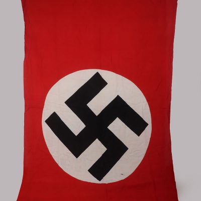 #501 – Large Third Reich NSDAP Building Flag