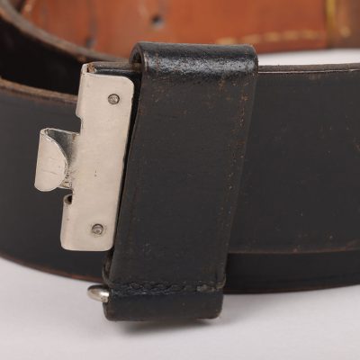 #513 – WW2 German Army (Heer) Leather Belt with Belt Loop