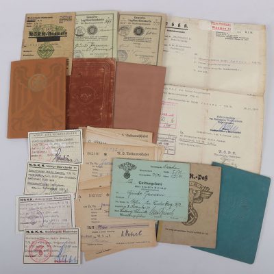 #533 – Third Reich NSKK Document Grouping to NSKK-Sturmführer G. Jansen