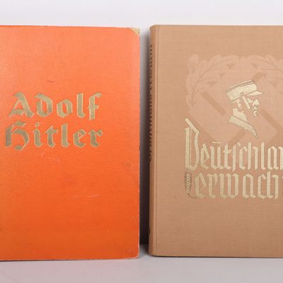 #549 – Two Third Reich Cigarette Card Albums, Adolf Hitler and Deutschland Erwart