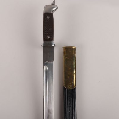 #609 – Scarce Danish M1867/93 Bayonet, for the Danish Royal Navy Remington Rifle