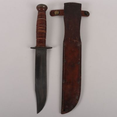 #681 – WW2 USMC KA-BAR Fighting Knife