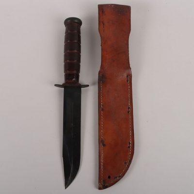 #687 – Scarce WW2 USN Fighting Knife by Camillus, NY