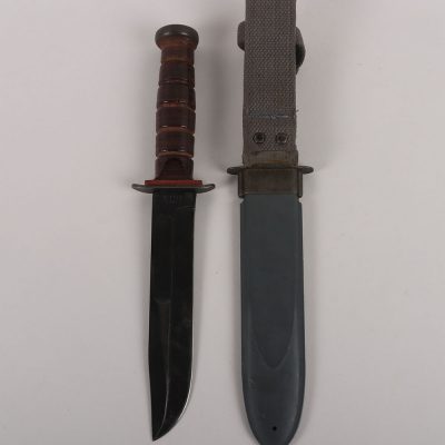 #695 – Scarce WW2 USN Mk2 Fighting Knife by Robeson Shuredge