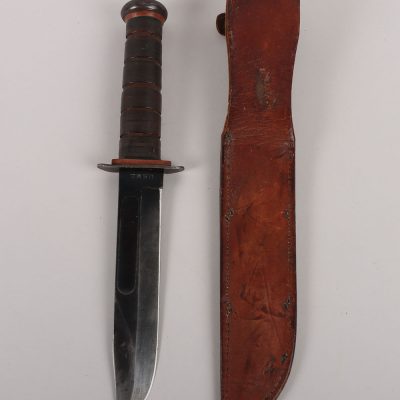 #701 – Scarce WW2 USMC KA-BAR Fighting Knife by Robeson Shuredge