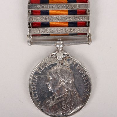 #8 – Queens South Africa Medal to a Recipient in the Royal Army Medical Corps