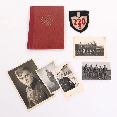 #119 – Third Reich R.A.D Insignia & Photograph Group