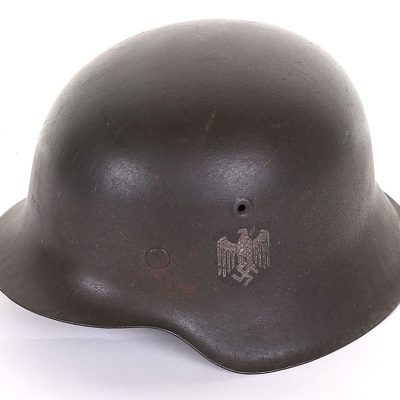 #137 – WW2 German M-42 Steel Combat Helmet