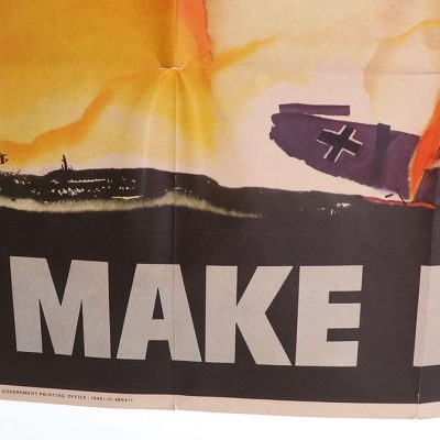 #296 – WW2 US Ordnance Department Poster ‘DO IT RIGHT MAKE IT BITE’