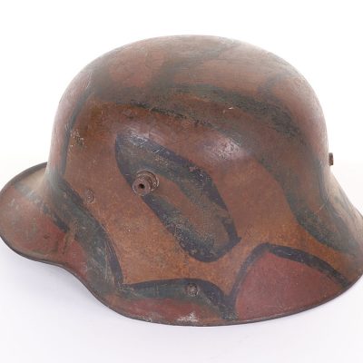 #376 – WW1 German M-16 Camouflage Helmet Shell