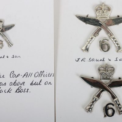 #103 – Grouping of 6th(Queen Elizabeth’s Own) Gurkha Rifles Badges