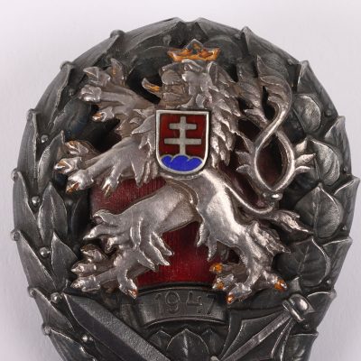 #117 – Pre-Communist Czechoslovakian Military Academy Graduates Badge