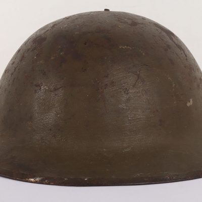 #137 – WW1 British Battalion / Divisionally Marked Steel Combat Helmet Shell