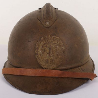 #140 – WW1 Belgium Adrian Pattern Steel Helmet