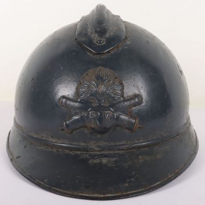 #145 – WW1 French Artillery Adrian Pattern Steel Helmet