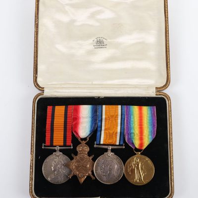 #21 – Interesting Boer War and Great War Group of 4 Medals to an Officer in the Royal Navy whose Father was the Governor of Hong Kong 1891-98