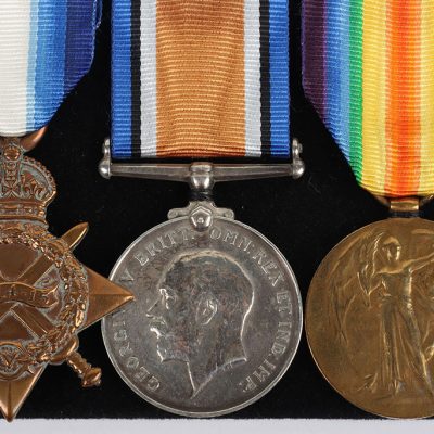 #22 – Campaign Medal Group of Five Covering Service in the 2nd Boer War and the Great War with the Northumberland Fusiliers and Royal Engineers