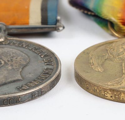 #29 – 1914-15 Star Medal Trio to a Recipient in the 8th Battalion Rifle Brigade Who Was Taken Prisoner of War During the 1918 German Spring Offensive