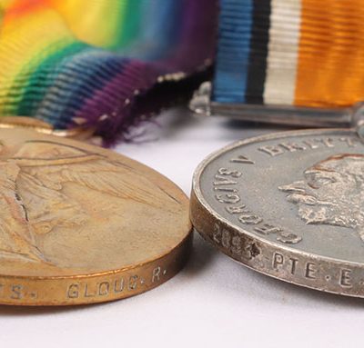 #31 – A Great War 1914-15 Star Medal Trio to a Recipient in the 1/5th Battalion Gloucestershire Regiment who also saw service in the Second World War,